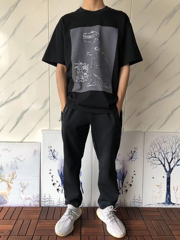 Футболка Stussy Dinosaur Made Of Lines "Black" фото № 6