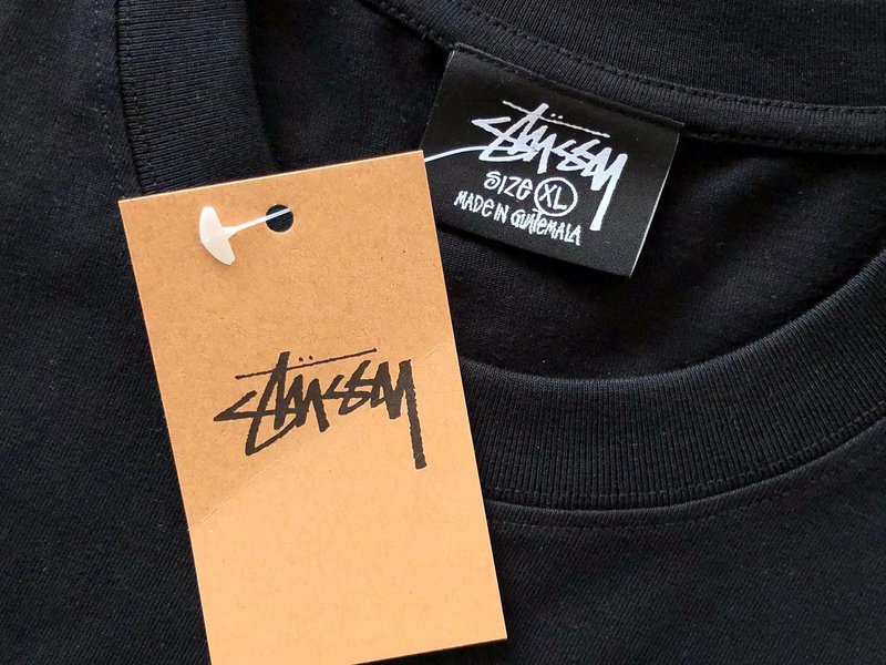 Футболка Stussy Colorful Symbols With Rectangle "Black" фото № 3