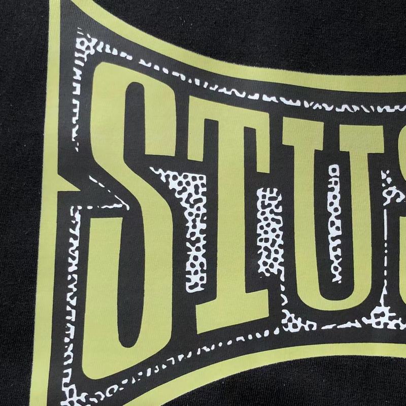 Футболка Stussy Logo Inside Rectangle With Concave Sides "Black" фото № 7
