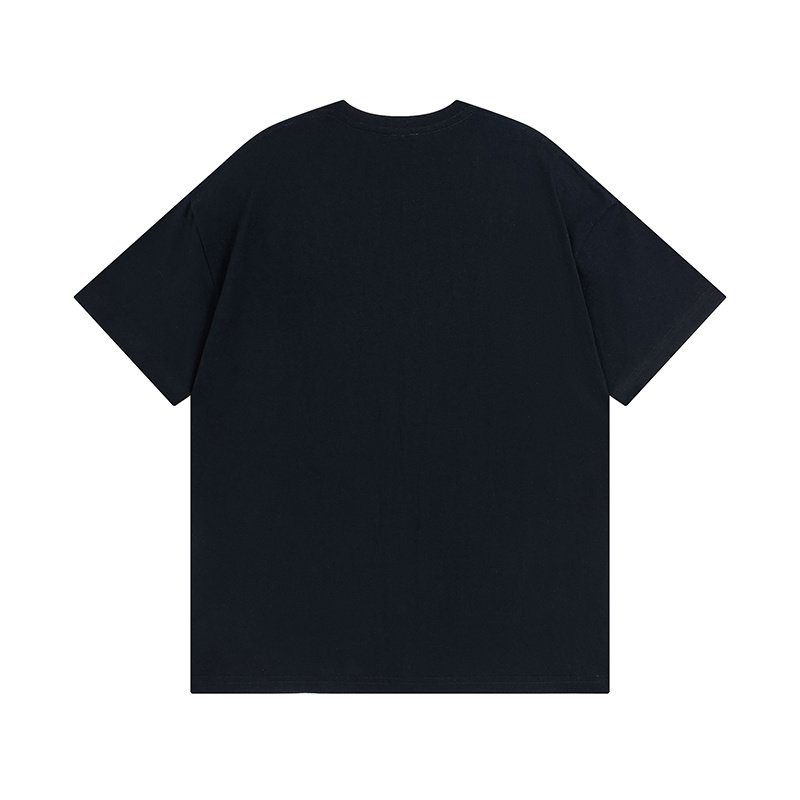 Футболка Stussy With The Logo Number Four "Black" фото № 2