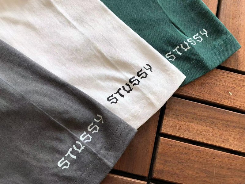 Футболка Stussy Circle From Curve Lines "Green" фото № 3