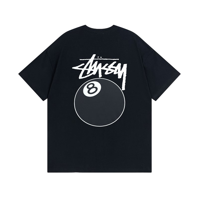 Футболка Stussy A Ball With A Number "Black" фото № 2