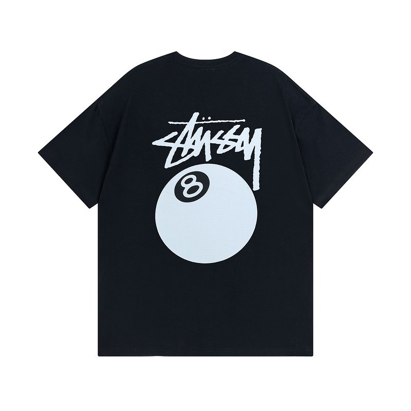 Футболка Stussy A Ball With A Number "Black/White" фото № 2
