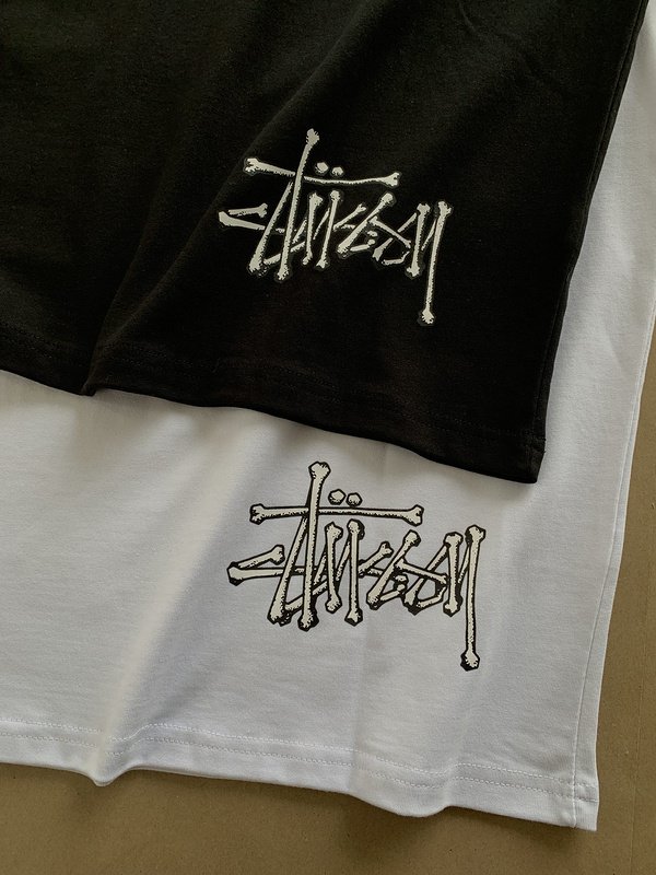 Футболка Stussy Bone Logo "Black" фото № 3