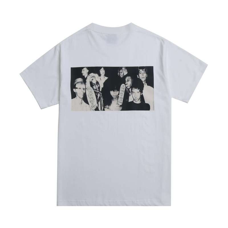 Футболка Stussy Outdated Photo - Print "White" фото № 2