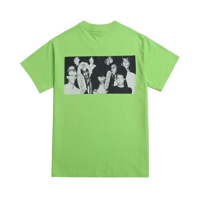 Футболка Stussy Outdated Photo - Print "Green" фото № 2