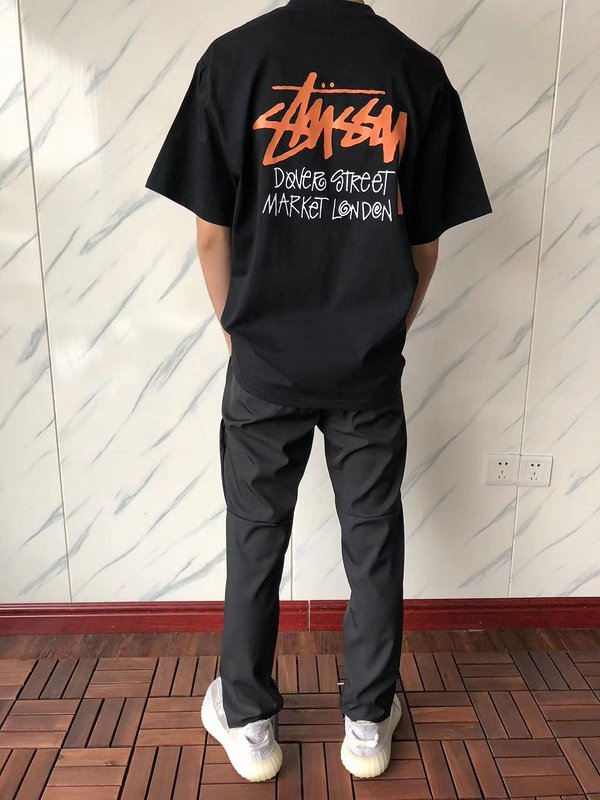 Футболка Stussy Inscription Dover Street Market London "Black" фото № 8