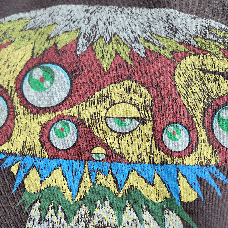 Футболка Takashi Murakami Fly Agaric "Gray" фото № 7