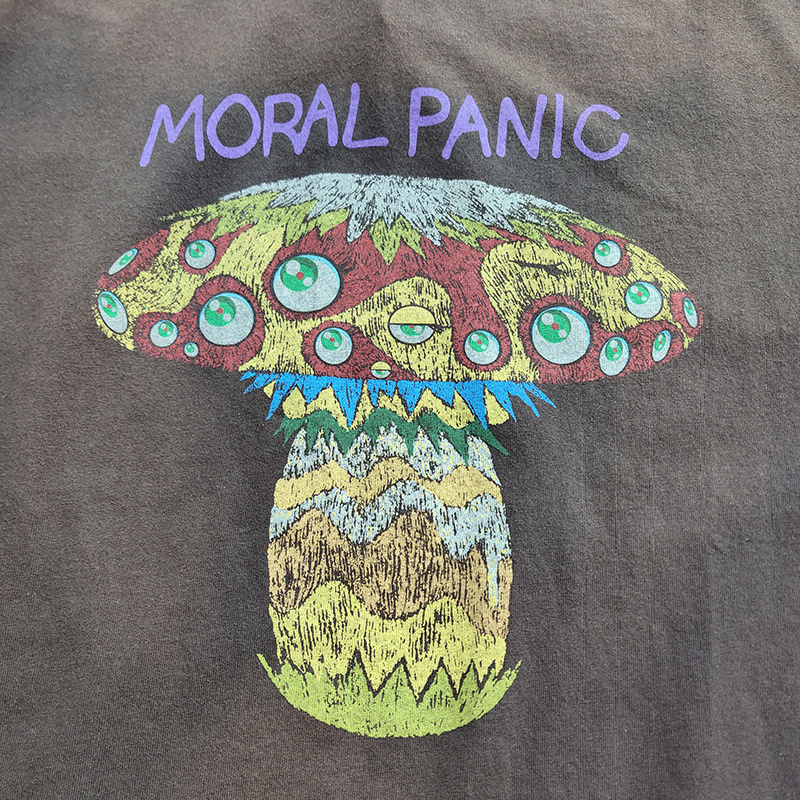 Футболка Takashi Murakami Fly Agaric "Gray" фото № 8