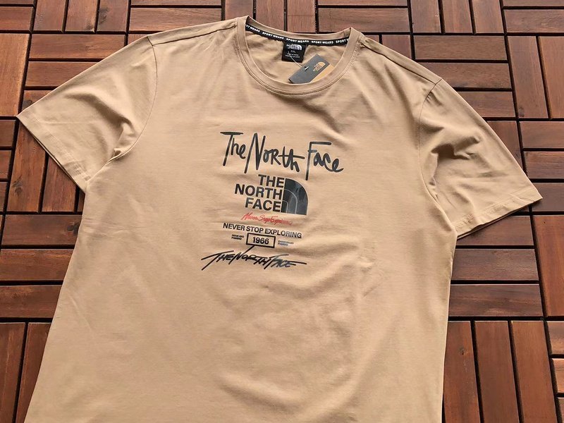 Футболка The North Face Logo With Lettering "Brown" фото № 2