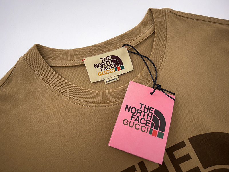 Футболка The North Face X Gucci Collaboration Of Brands "Brown" фото № 3