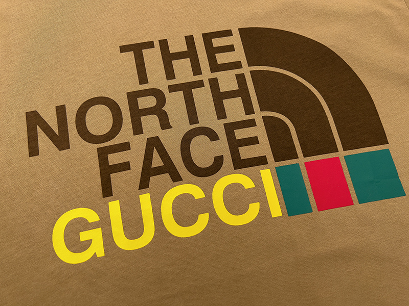 Футболка The North Face X Gucci Collaboration Of Brands "Brown" фото № 2