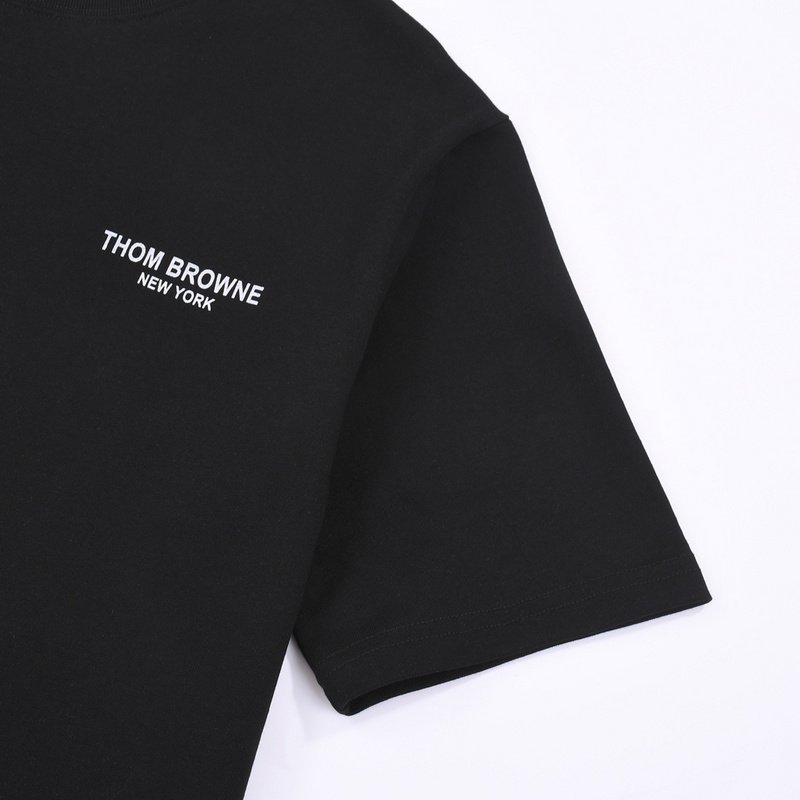 Футболка Thom Browne Dog Walking "Black" фото № 4