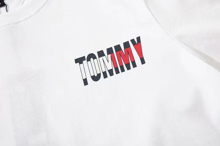 Футболка Tommy Hilfiger Text Logo "White" фото № 4