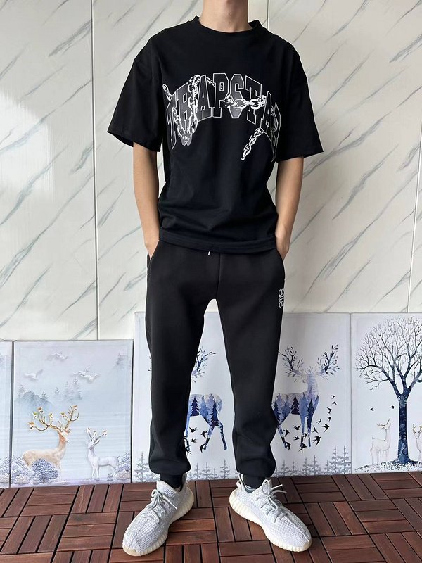 Футболка Trapstar Logo With Chain "Black" фото № 8