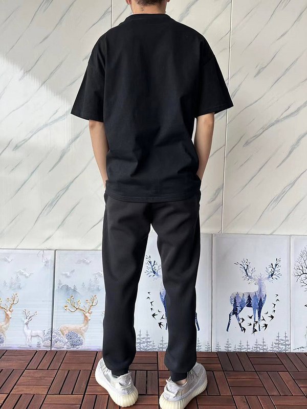 Футболка Trapstar Logo With Chain "Black" фото № 9