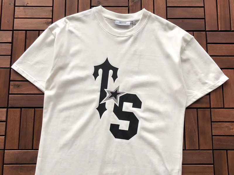 Футболка Trapstar Two Letters Connected By Star "White" фото № 2
