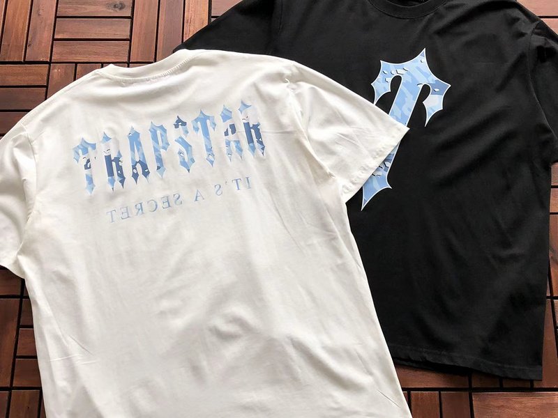 Футболка Trapstar Big Logo From Multicolor Details "White" фото № 7