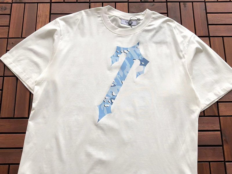 Футболка Trapstar Big Logo From Multicolor Details "White" фото № 2