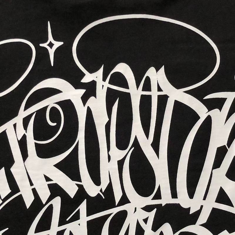 Футболка Trapstar Lettering With Pattern "Black" фото № 3