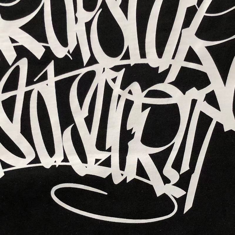 Футболка Trapstar Lettering With Pattern "Black" фото № 4