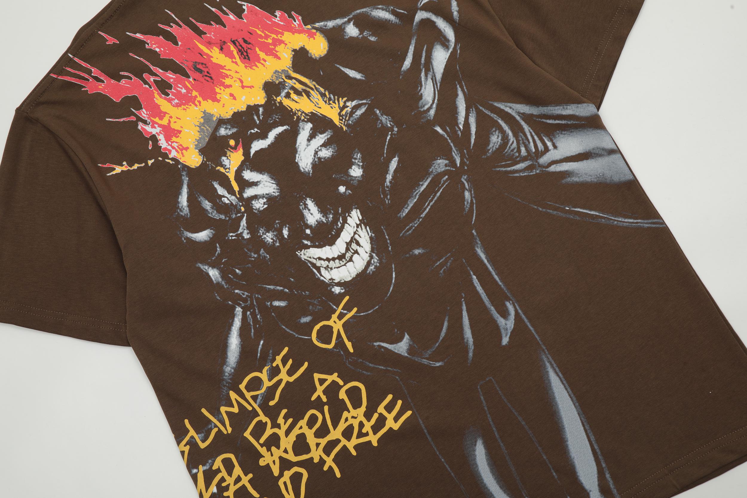 Футболка Cactus Jack Travis Scott Fireman "Brown" фото № 8