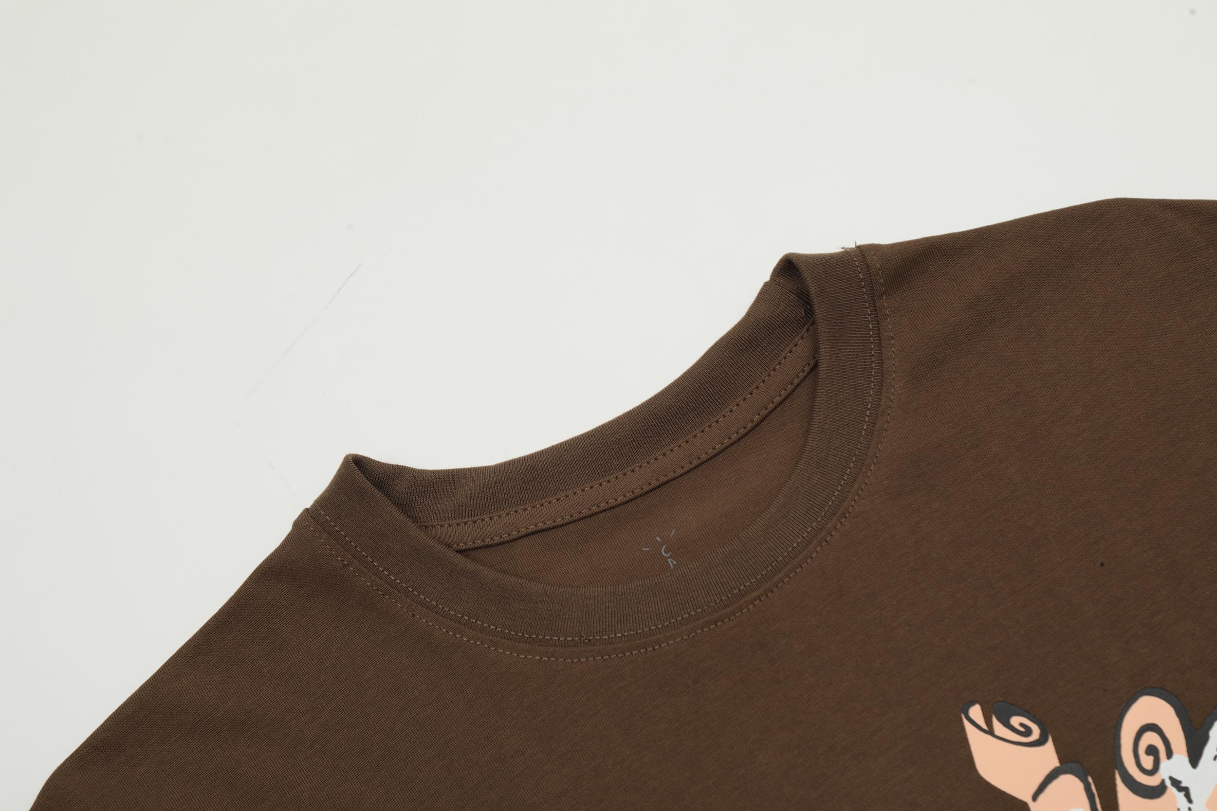 Футболка Cactus Jack Travis Scott Fireman "Brown" фото № 3