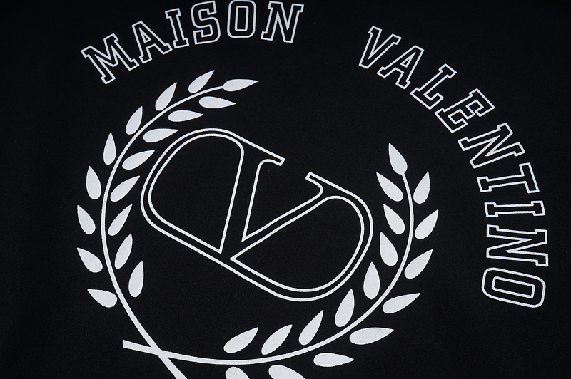 Футболка Valentino Brand Name Logo "Black" фото № 6