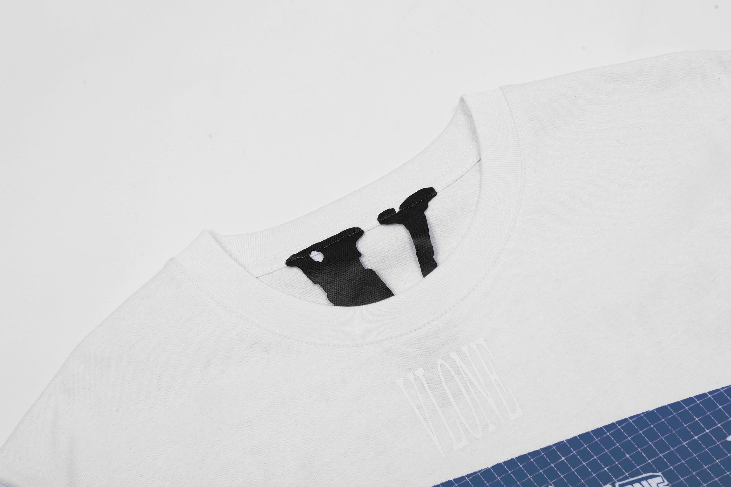 Футболка Vlone Blueprint "White" фото № 3