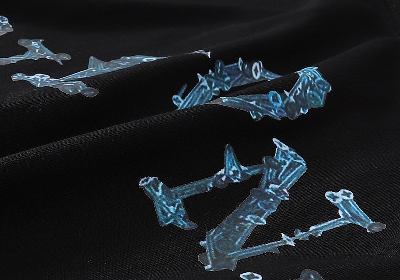 Футболка Vlone Logo Made Of Nails "Black" фото № 5