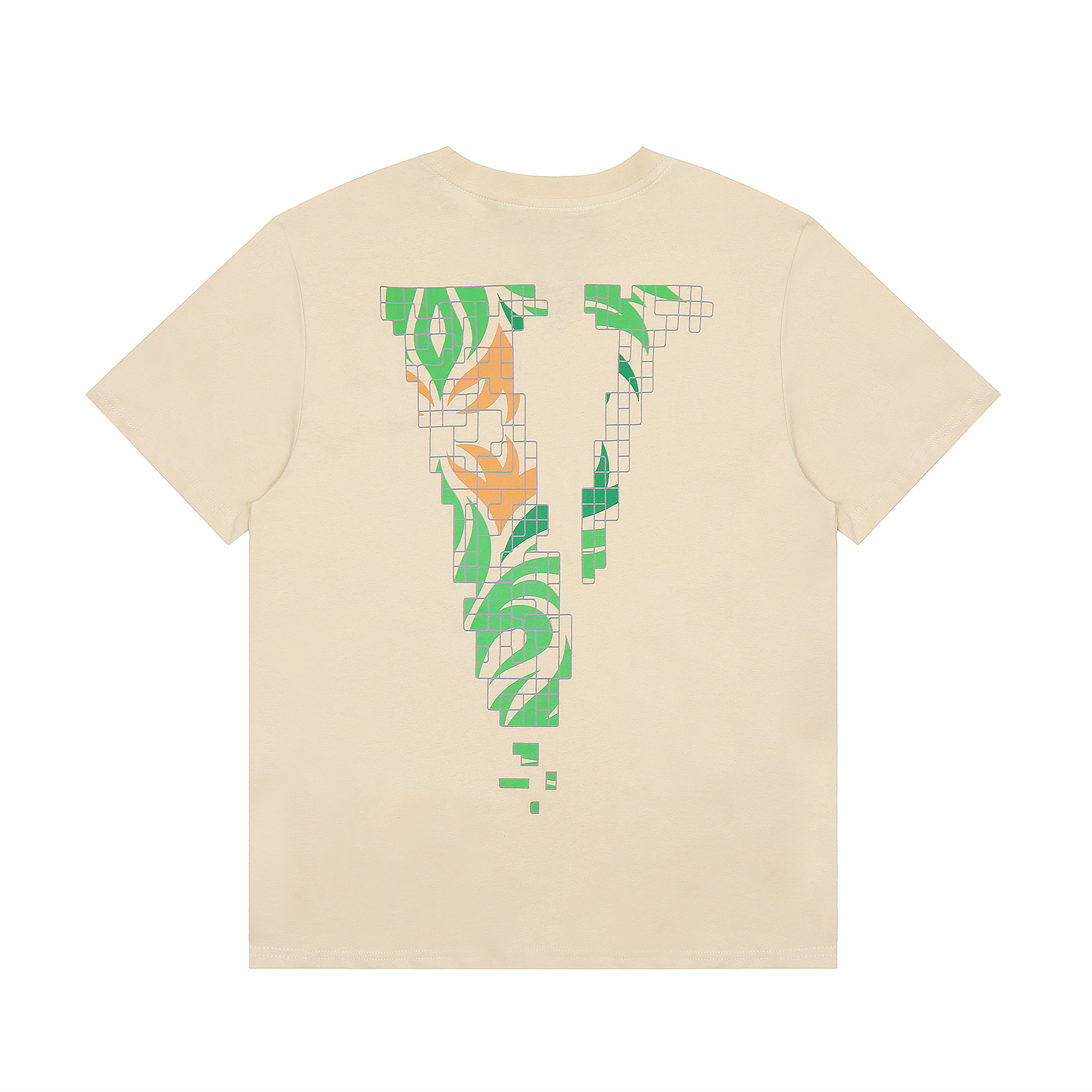Футболка Vlone Abstract "Beige" фото № 2