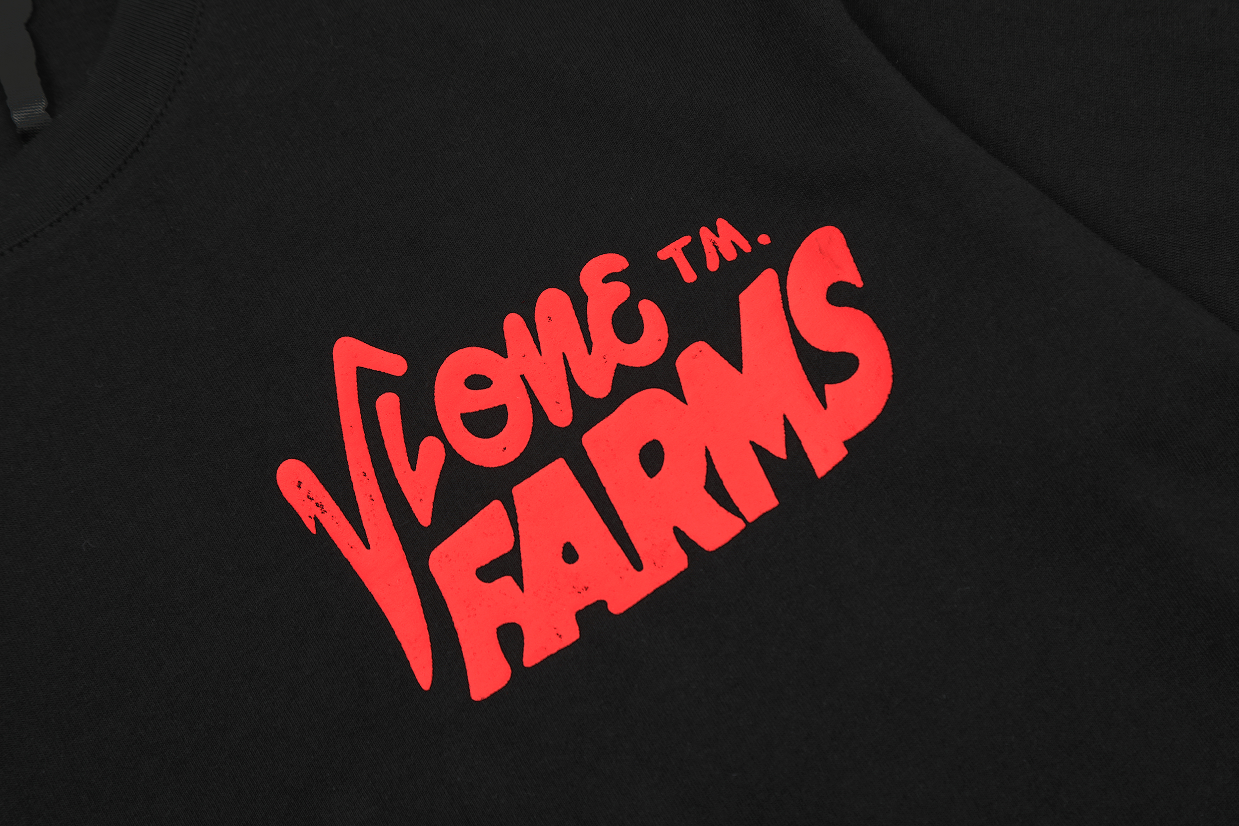 Футболка Vlone TM Skeleton Farms "Black" фото № 7