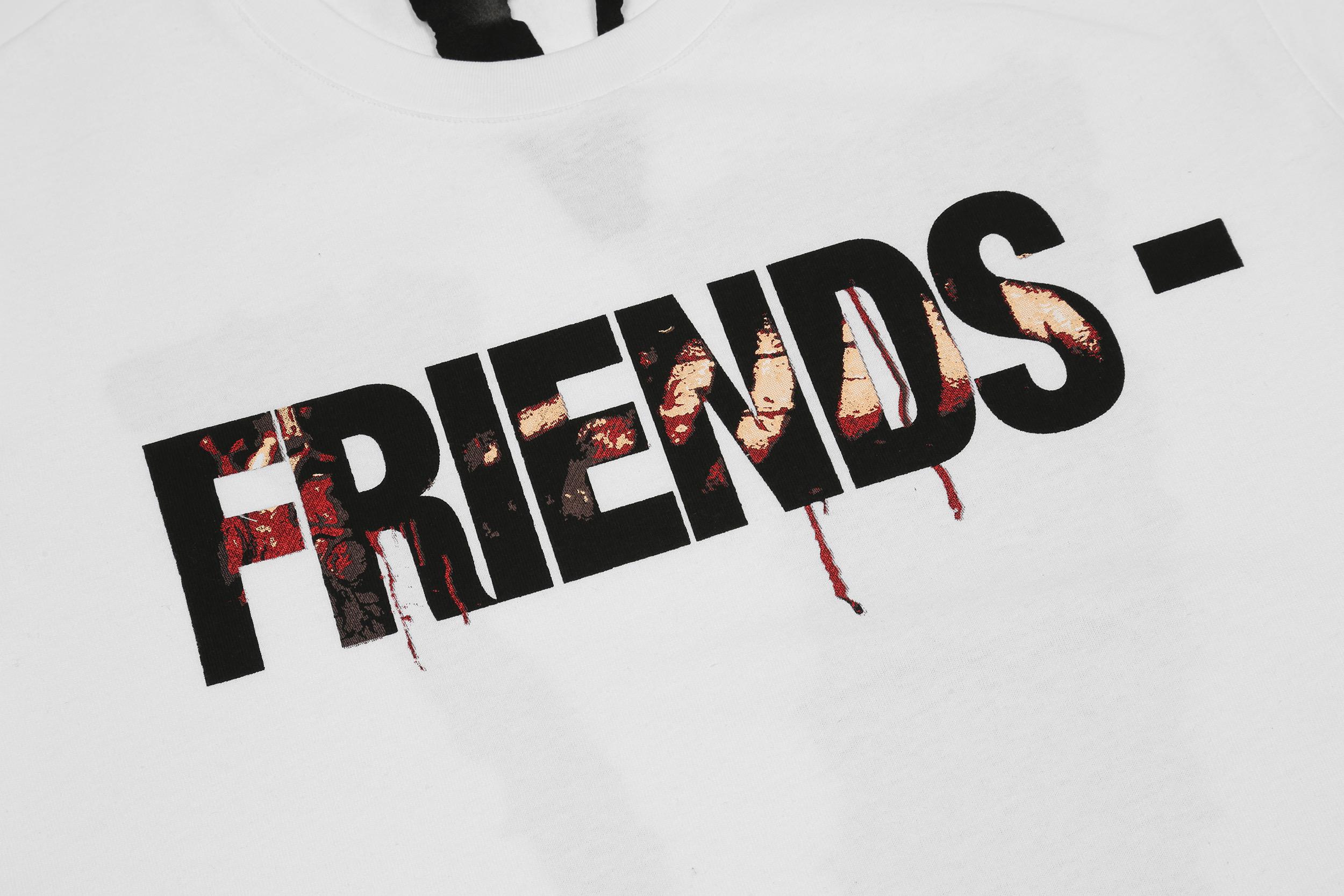 Футболка Vlone Friends Vones "White" фото № 3