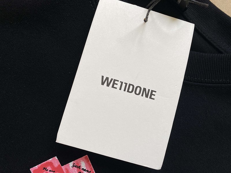 Футболка We11done Heart Of Pictures "Black" фото № 8