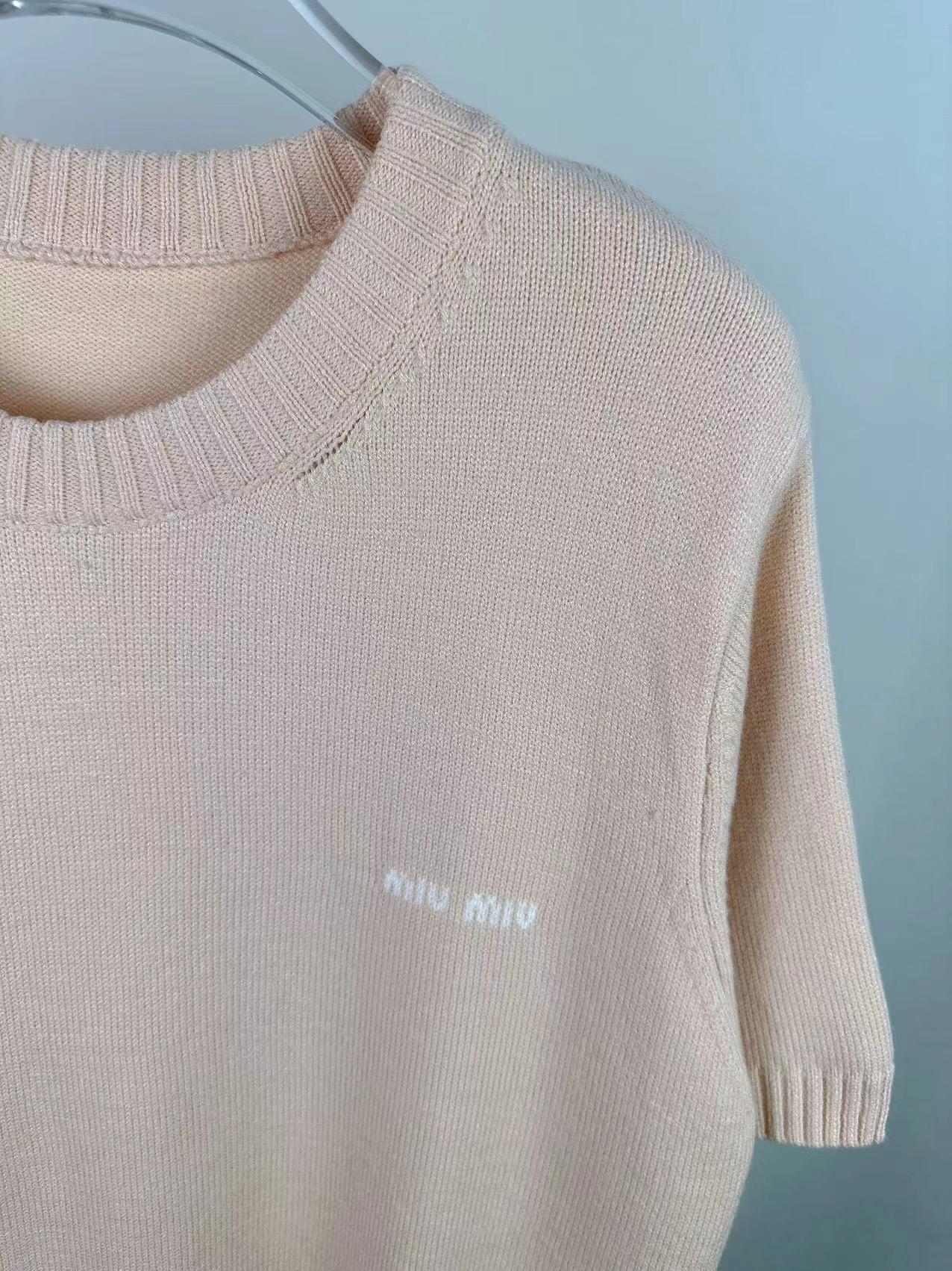 Жилетка Miu Miu Frontside Left Logo Miu Miu "Beige" фото № 5