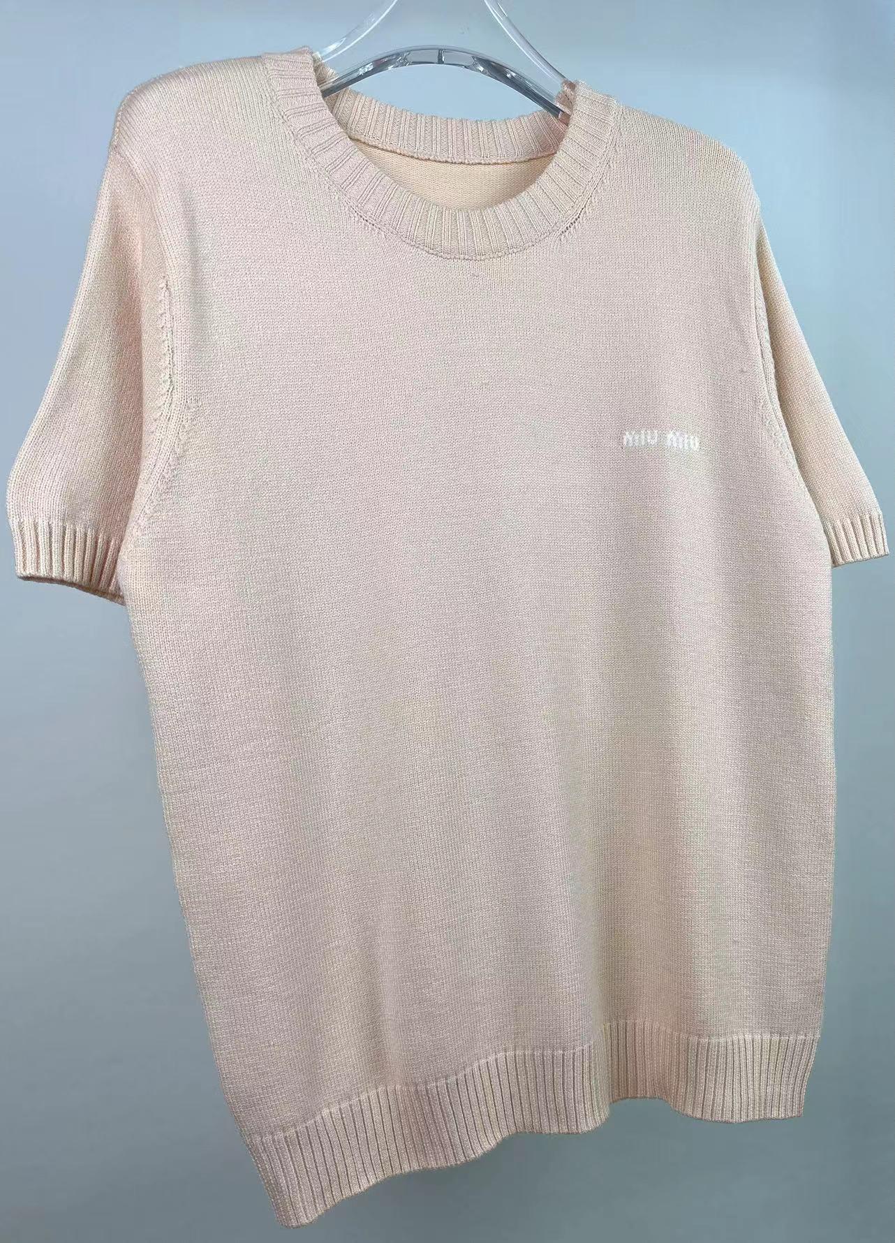 Жилетка Miu Miu Frontside Left Logo Miu Miu "Beige" фото № 3