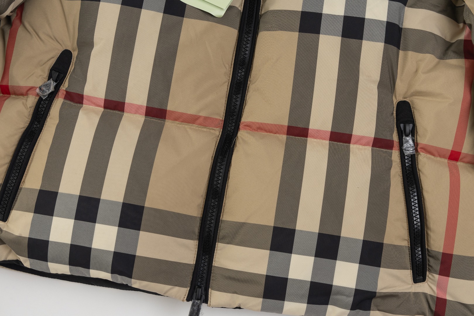 Пуховик Burberry Vintage Check "Burberry Beige" фото № 2