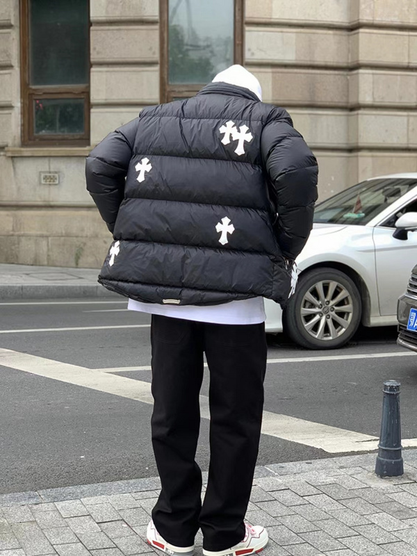Пуховик Chrome Hearts Brand Cross "Black" фото № 7
