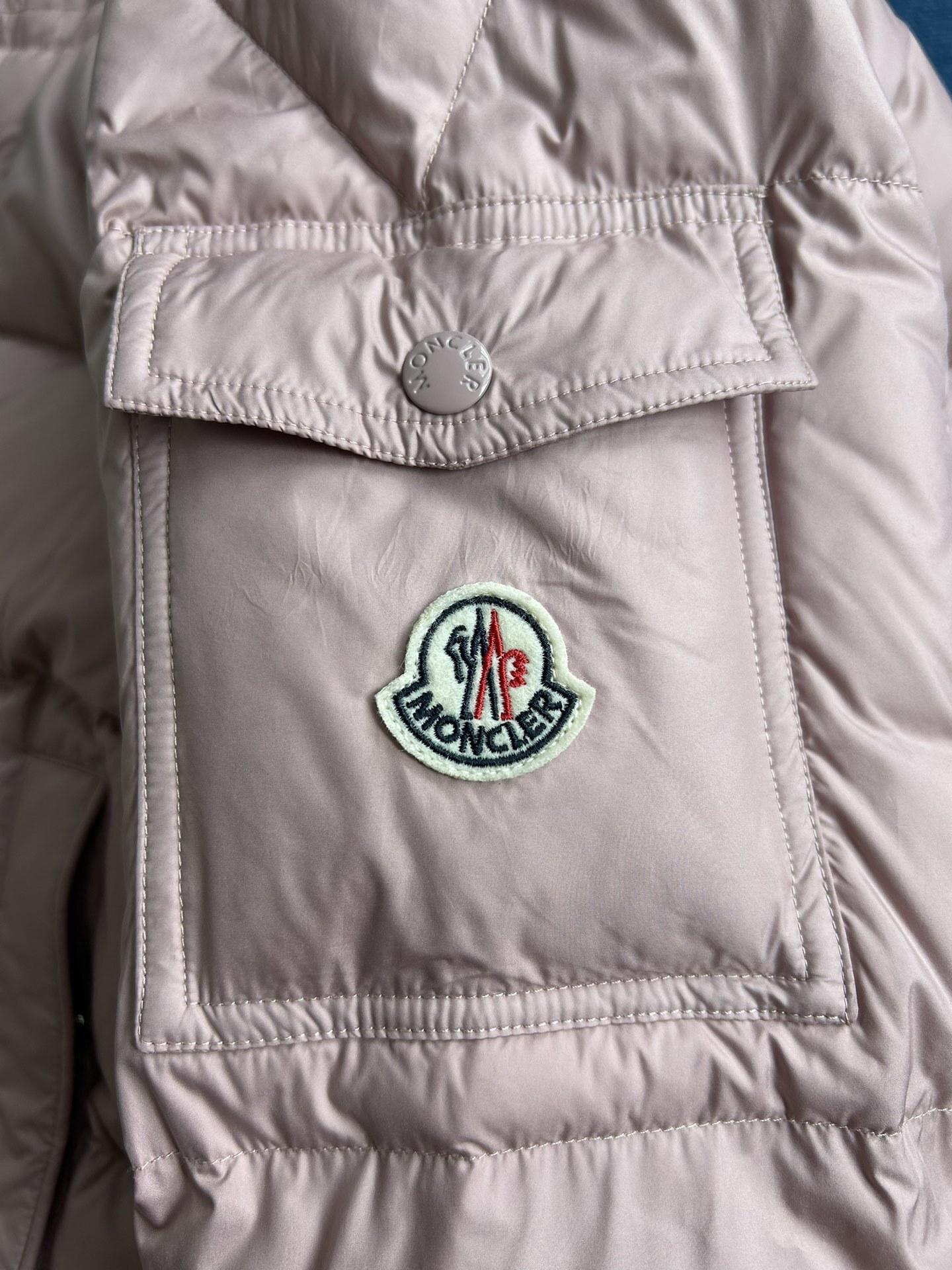 Пуховик Moncler Puffer Jacket "Pink" фото № 7