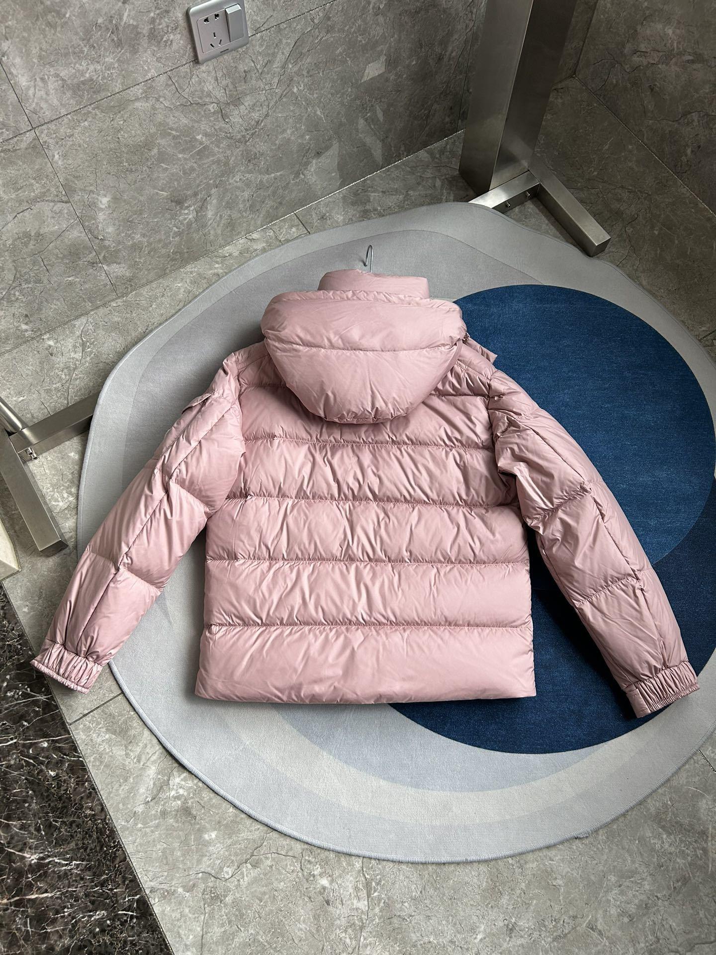 Пуховик Moncler Puffer Jacket "Pink" фото № 6