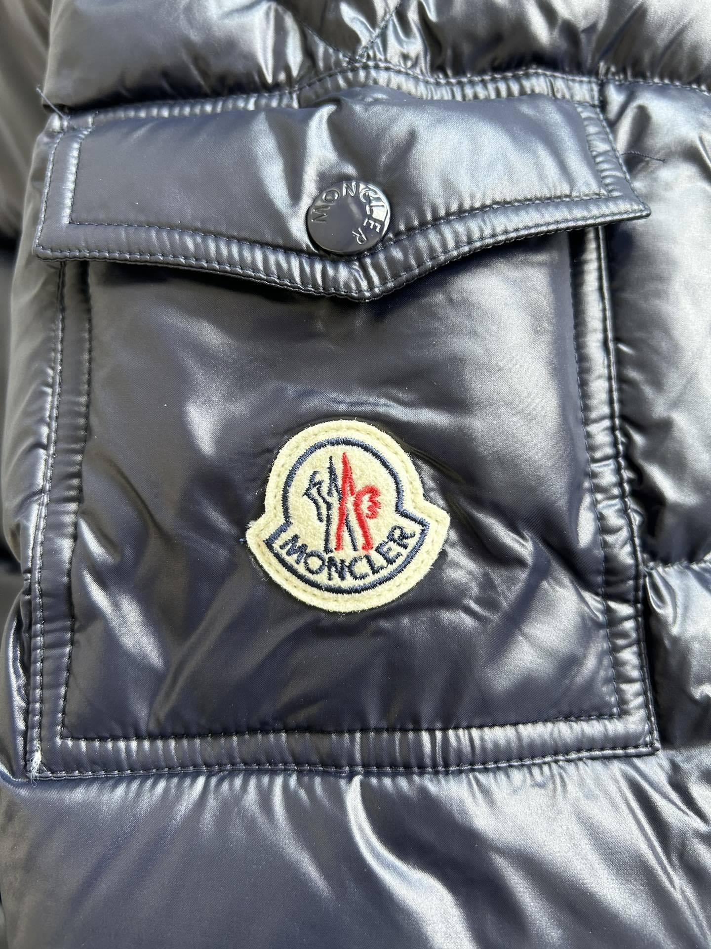 Пуховик Moncler Maya Puffer "Navy Blue" фото № 7