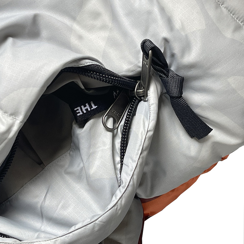 Пуховик The North Face Two Crosses And Brand Logo "Gray/Blue" фото № 9