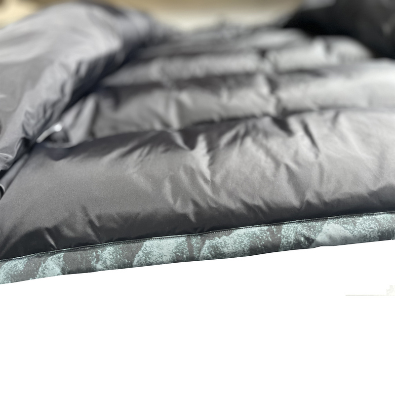 Пуховик The North Face Wavy Print "Black/Blue" фото № 4