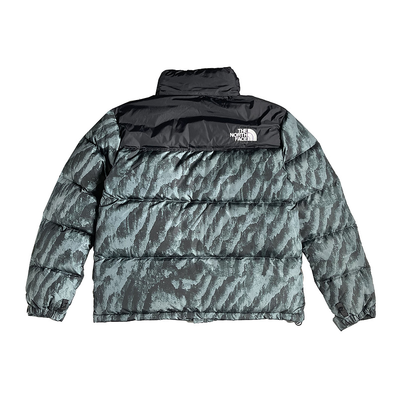 Пуховик The North Face Wavy Print "Black/Blue" фото № 3