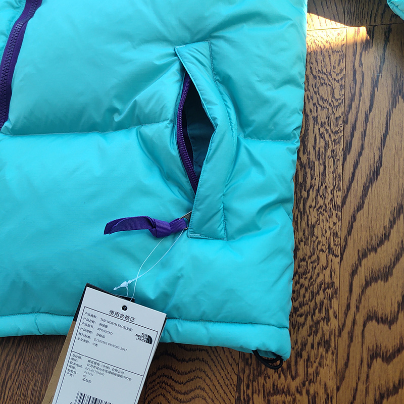 Пуховик The Noth Face Small Logo "Blue" фото № 9