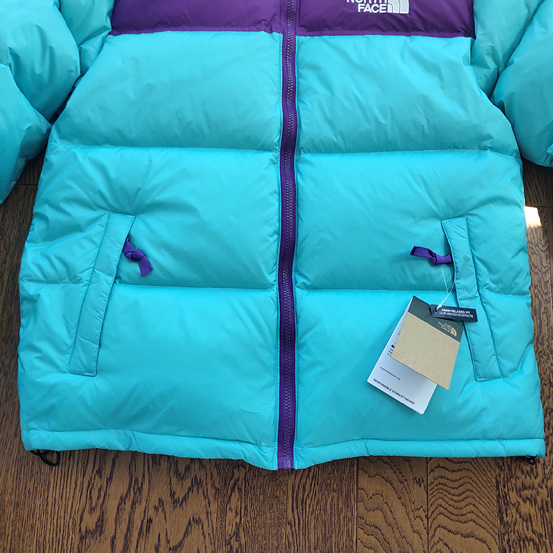 Пуховик The Noth Face Small Logo "Blue" фото № 8