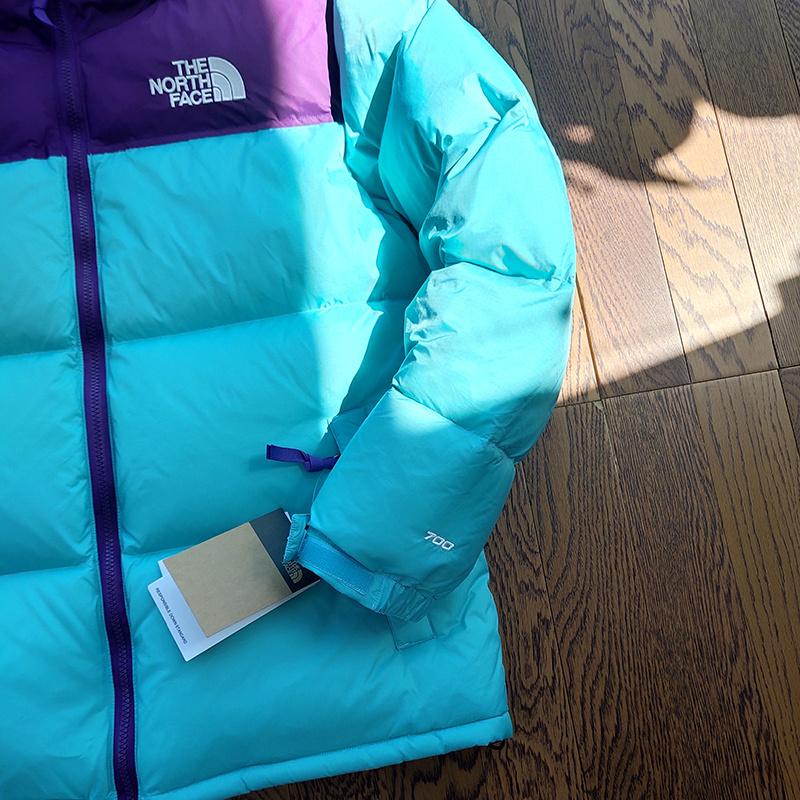 Пуховик The Noth Face Small Logo "Blue" фото № 5