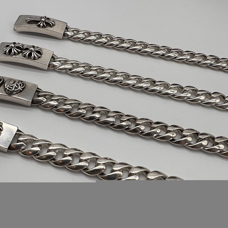 Браслет Chrome Hearts With Badge Cross "Silver" фото № 2