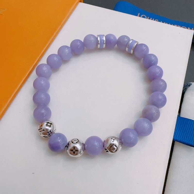 Браслет Louis Vuitton Pearl Chain "Lilac" фото № 2