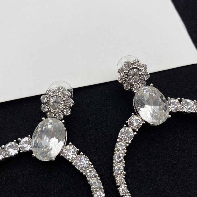 Серьги Miu Miu Circle Shaped "Silver" фото № 3